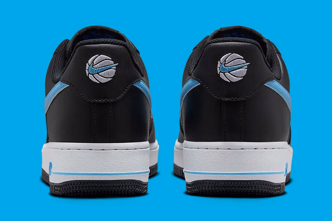 Nike Air Force 1 '07 Low Black University Blue - Image 5