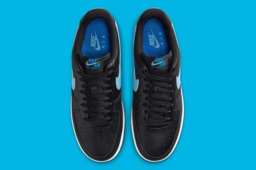 Nike Air Force 1 '07 Low Black University Blue - HF3839-001