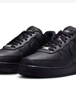 Nike Air Force 1 Low SP Triple Black Perforated - HF8189-001