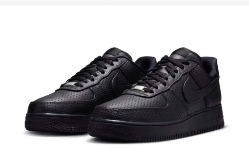 Nike Air Force 1 Low SP Triple Black Perforated - HF8189-001