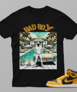 AJ1 Black White – Bad Boy – Black T-Shirt - 4F701PT
