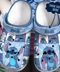 Custom Lightweight Clog - Lilo And Stitch