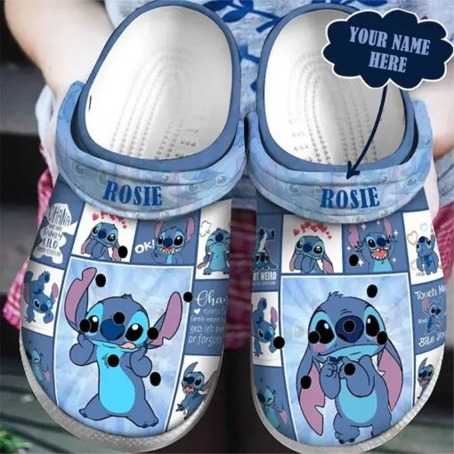 Custom Lightweight Clog - Lilo And Stitch