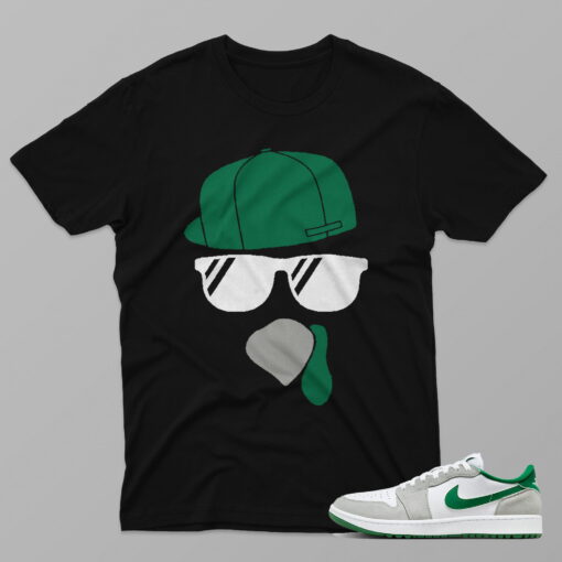 AJ1 Pine Green – Had Cap – Black T-Shirt - 4IC04PT