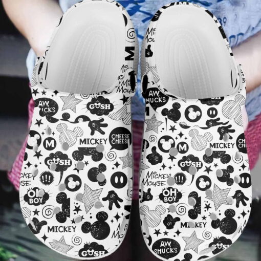 Custom Lightweight Clog - Gosh Mickey Mouse Cheese Crocs