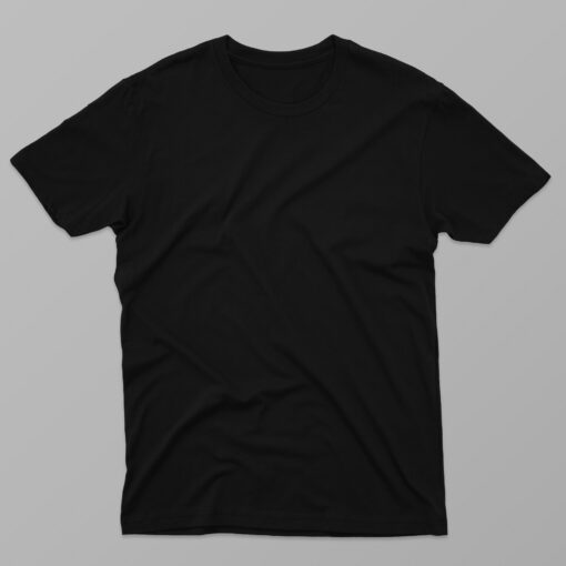 Black T-Shirt Front - Base