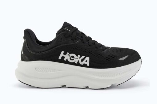 HOKA Bondi 9 Black White 1162012-BWHT