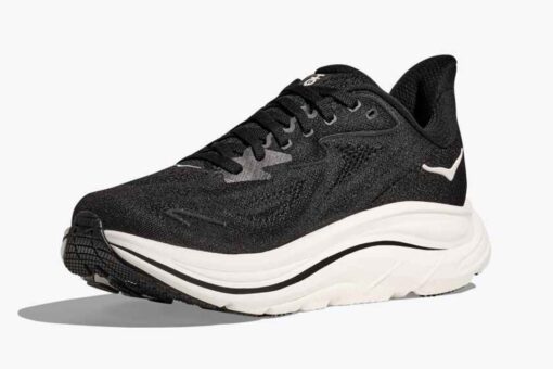 HOKA Clifton 10 Black White 1162031-BWHT