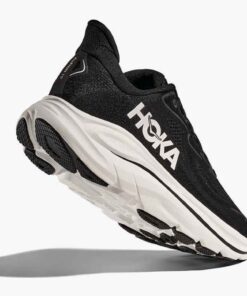 HOKA Clifton 10 Black White 1162031-BWHT