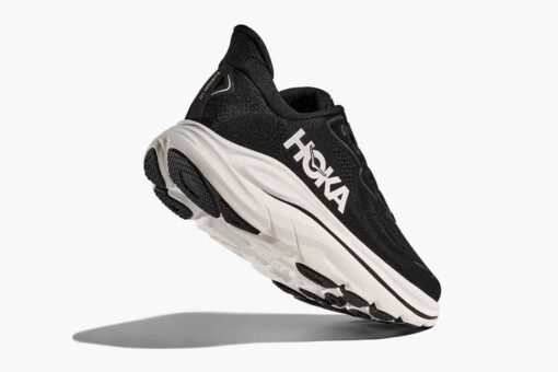 HOKA Clifton 10 Black White 1162031-BWHT