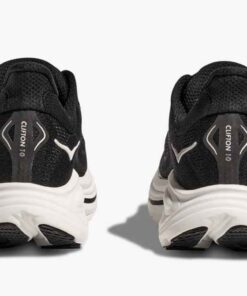 HOKA Clifton 10 Black White 1162031-BWHT