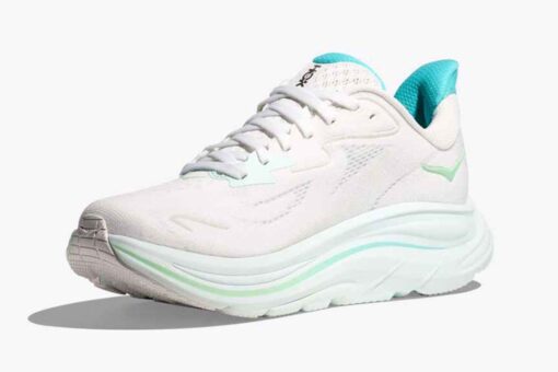 HOKA Clifton 10 White Cielo Blue 1162031-WTCL