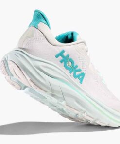 HOKA Clifton 10 White Cielo Blue 1162031-WTCL