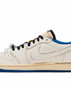 Jordan 1 Retro Low OG SP Fragment x Travis Scott Sail Military Blue DM7866-104