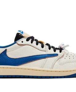 Jordan 1 Retro Low OG SP Fragment x Travis Scott Sail Military Blue DM7866-104