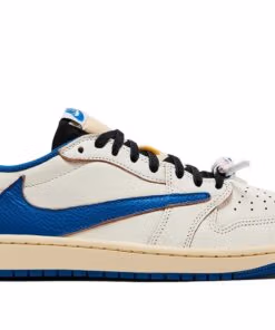 Jordan 1 Retro Low OG SP Fragment x Travis Scott Sail Military Blue DM7866-104