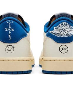 Jordan 1 Retro Low OG SP Fragment x Travis Scott Sail Military Blue DM7866-104