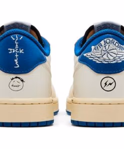 Jordan 1 Retro Low OG SP Fragment x Travis Scott Sail Military Blue DM7866-104