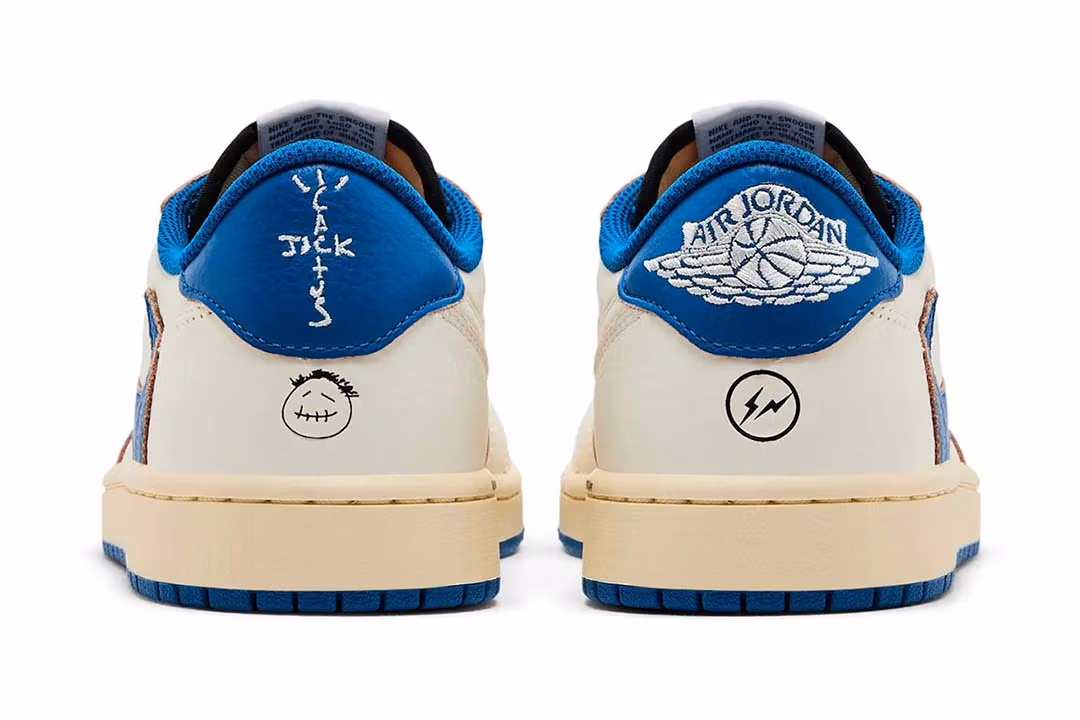 Jordan 1 Retro Low OG SP Fragment x Travis Scott Sail Military Blue DM7866-104