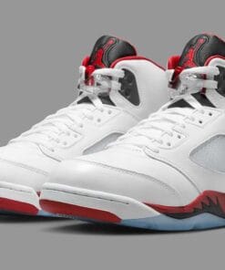 Jordan 5 Retro Fire Red Black Tongue 2025 HQ7978-101