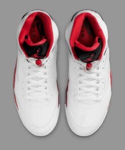 Jordan 5 Retro Fire Red Black Tongue 2025 HQ7978-101