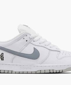 SB Dunk Low Supreme 94 White Metallic Silver HQ8487-100