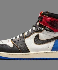 Jordan 1 Retro High OG SP Fragment x Union LA Varsity Red Sport Royal IO7847-002