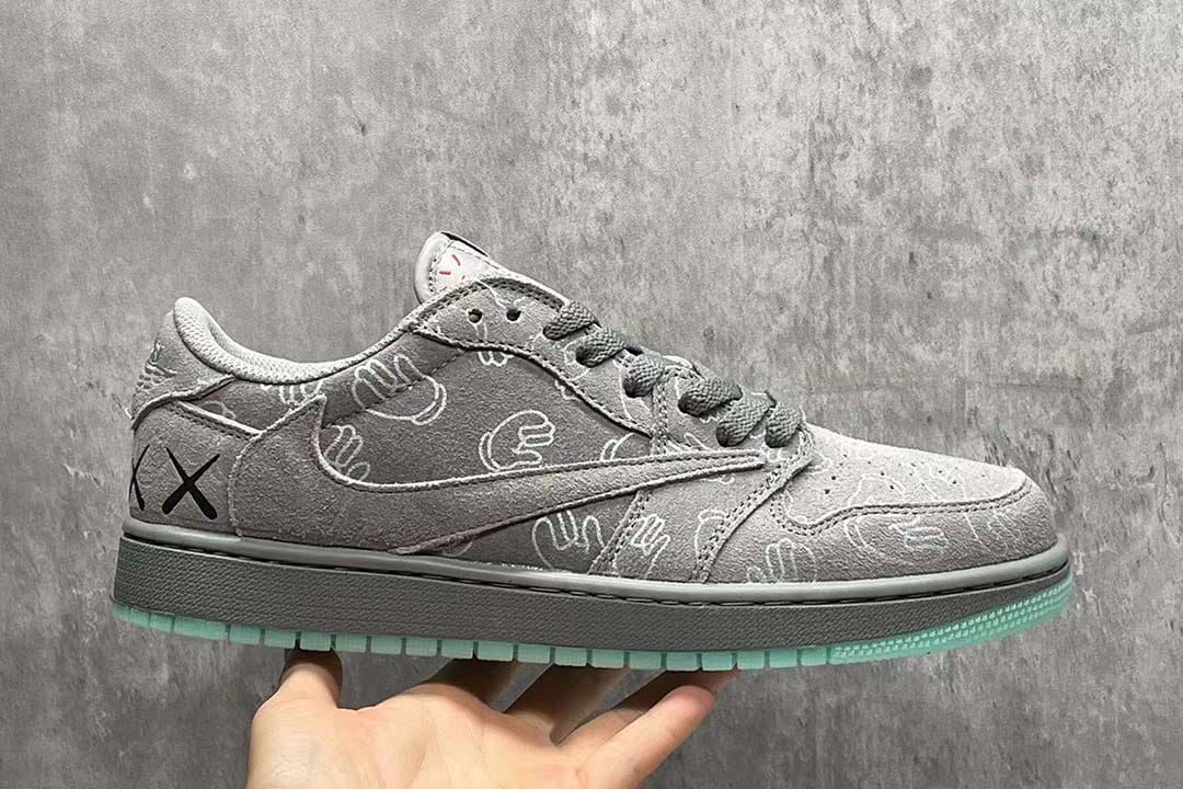Jordan 1 Low Travis Scott x KAWS Grey D930155-002