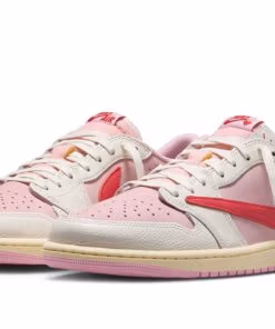Jordan 1 Low x Travis Scott Shy Pink and Tropical Pink IQ7604-101