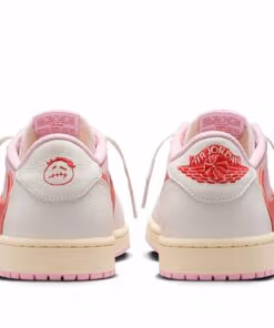 Jordan 1 Low x Travis Scott Shy Pink and Tropical Pink IQ7604-101