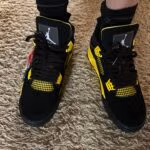 Jordan 4 Retro Thunder 2023 photo review