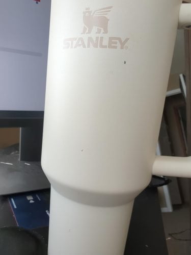 Cream Stanley 40 Oz. Quencher H2.0 FlowState Stainless Steel Vacuum Insulated Tumbler photo review