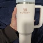 Rose Quartz Stanley 40 Oz. Quencher H2.0 FlowState Stainless Steel Vacuum Insulated Tumbler photo review