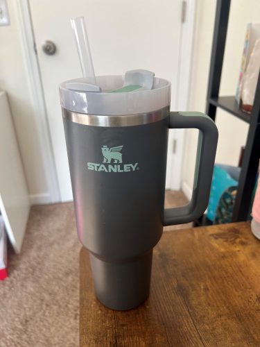 Charcoal Stanley 40 Oz. Quencher H2.0 FlowState Stainless Steel Vacuum Insulated Tumbler photo review