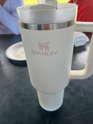 Cream Stanley 40 Oz. Quencher H2.0 FlowState Stainless Steel Vacuum Insulated Tumbler photo review